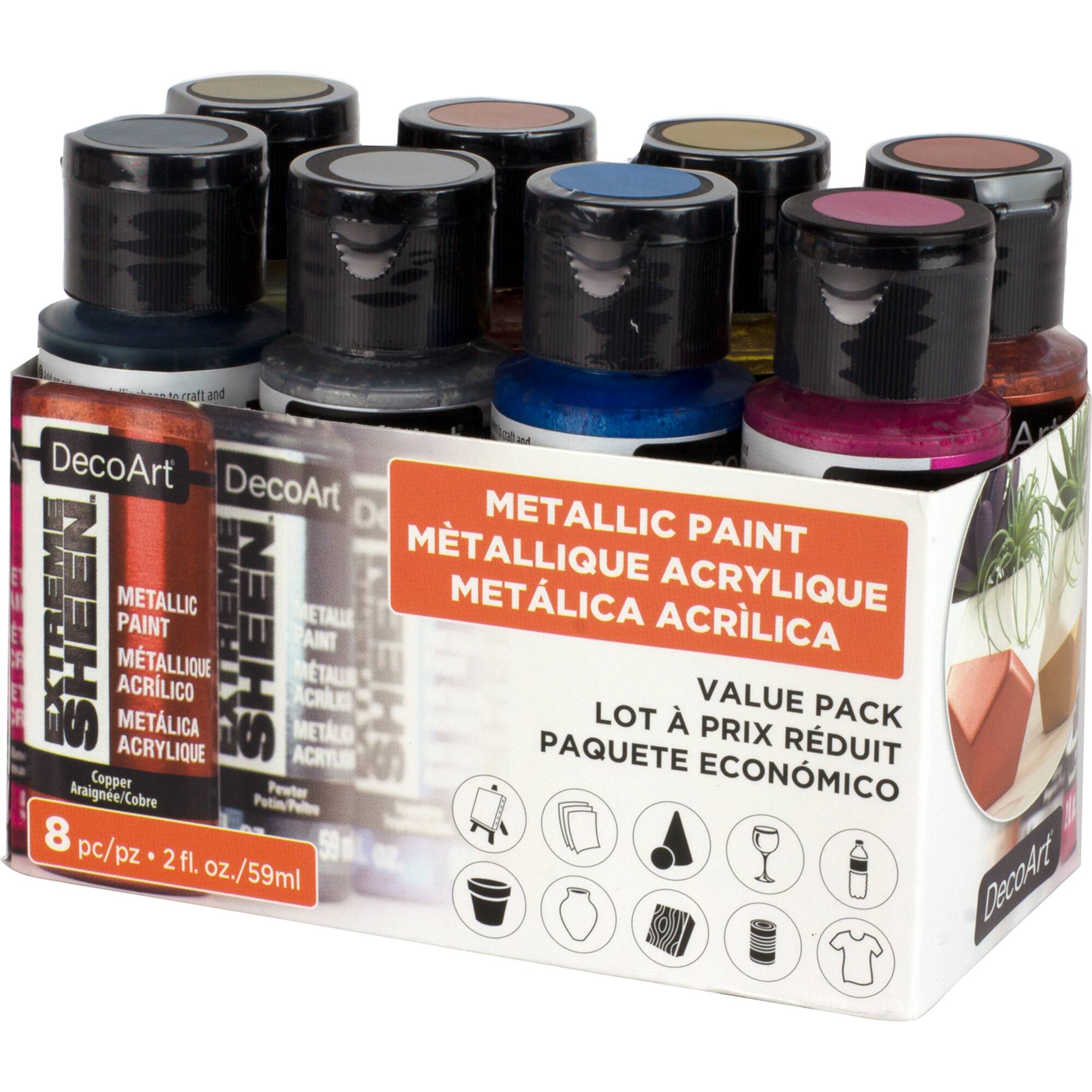 DecoArt® Extreme Sheen™ Metallic Acrylic Paint Value Pack
